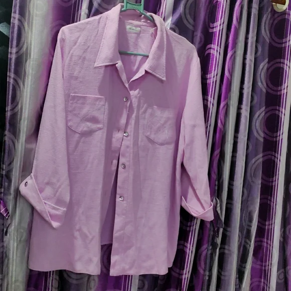 Lavender trending oversized shirt size fits to m to xl - Picture 3 of 4